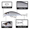 Cebo de Pesca Señuelo Artificial Señuelo Hundible Micro Señuelo 5cm 6g Vibración Señuelo Hundido Señuelo para Pesca de Lubina de Agua Dulce de Largo Alcance