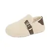 Sapatos Peludos para Mulheres 2026 Outono e Inverno Novos Estilo Coreano Ins Estudante Esportivo Casuais Versáteis de Dois Lados Meio Chinelos Birkenstock