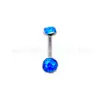 Aleación de Titanio Astmf-136 Desmontable Borde Ondulado Ópalo Piercing de Ombligo Flotante G23 Titanio Rosca Interna Joyería para Piercing de Ombligo