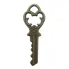 Llave Antigua de Bronce Vintage, Accesorios Creativos de Aleación para Joyería DIY, Colgante de Llave en Forma de Corazón Moderno y Personalizado