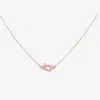 FR Colar Mini Fivela de Ferradura Fredden Novo Francês Gradiente Nicho Pulseira de Alto Padrão Elegante Luxo Leve ED