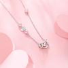 Collar de Corazón con Latido, Nueva Moda, Lujo Ligero, Diseño de Nicho, Estilo Dulce y Fresco de Chica Popular Cadena para Clavícula Regalo para Novia