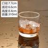 Vaso de vidrio para jugo, cerveza, whisky, hogar, hotel, restaurante, transparente, de alto valor cromático, taza de té, taza soplada personalizada