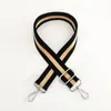 Nueva correa de hombro ancha a rayas torcida, accesorios para bolso, correa ajustable para hombro, bandolera, correa larga, correa de repuesto para bolso