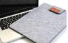 Fábrica de feltro direto notebook computador saco tablet capa protetora MacBook feltro forro saco pode adicionar logotipo