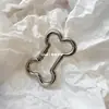 Hebilla de Resorte en Forma de Corazón Anillo de Metal Gancho Hebilla Anillo Redondo Hebilla de Círculo Ovalado Llavero Anillo Abierto Hebilla de Bolso Accesorios de Ferretería