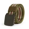 En stock venta al por mayor cinturón de lona y nailon para hombre casual versátil alargado cinturón para entrenamiento militar de estudiante suministro directo de fábrica