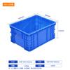 Caja plegable para alimentos de frutas 400-200 se puede equipar con tapa caja plegable caja de plástico caja de plástico azul engrosada caja de entrega