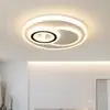 Luminária de Teto LED de Plástico, Luz Redonda para Sala de Estar, Luz para Quarto, Luz Moderna Minimalista para Quarto, Luz para Sala de Jantar Estudo