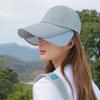 Novo Chapéu de Proteção Solar para Mulheres, Boné de Beisebol Anti-UV para Viagem, Aba Larga, Chapéu de Sol Ajustável