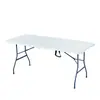 Mesa dobrável de sopro portátil para exterior Mesa para treinamento e conferências Mesa para feira noturna Mesa simples para apartamento pequeno
