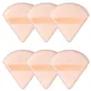 Borla de Polvo Triángulo, Borla de Maquillaje, Borla Facial, Set Suave de Felpa, Esponja de Polvo para Maquillaje, Herramientas de Belleza para Maquillaje