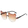 Gafas de sol para niños gafas de sol gafas de protección solar niñas niños moda lindo oso bebé gafas de sol gafas de sol montura de gafas con parasol