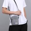 Bolsa Masculina Nova 2025 Bolsa de Ombro Transversal Tecido de Nylon Bolsa Quadrada Pequena Casual Esportiva Ciclismo Viagem Bolsa Masculina para Celular