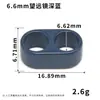 Hebilla ajustable de doble agujero de 5-10 mm, herraje para cordón de teléfono de aleación de zinc, tope de cordón, telescopio metálico de dos vías