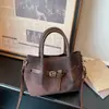 2026 Nuevo Estilo Bolso Cubo Simple Plisado Moda Primavera y Verano Bolso de Hombro Cruzado Bolso de Mano de Cuadros Nicho Bolso Pequeño para Mujeres