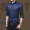 Camisas Masculinas de Manga Comprida de Outono Novas Formais Profissionais Atacado Camisas de Manga Comprida Masculinas Brancas Slim Camisas Masculinas