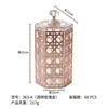 Frasco de Almacenamiento de Dulces Transparente de Lujo Ligero Europeo Lata de Té Decoración de Mesa para Sala de Estar Frasco de Almacenamiento Estilo Nórdico Ins