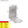 Código de Esquina de Acero Inoxidable Ángulo de Hierro/Soporte para Placa de Estante Soporte en Forma de L Conector Triángulo Pieza de Hierro Soporte de Código de Esquina de Ángulo Recto de 90 Grados
