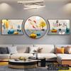 Pintura Colgante de Pared de Fondo de Sofá con Buen Significado, Pintura de Paisaje Moderna Simple de Lujo Accesible, Nueva Pintura Decorativa de Sala de Estar de Alta Gama y Atmosférica