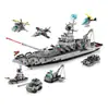 Compatível com Porta-aviões de Alta Qualidade, Tanques Militares, Blocos de Montar, Brinquedos Educativos de Montagem para Crianças, Presentes para Meninos, Atacado