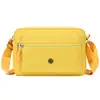 Bolsa Transversal para Mulheres 2026 Nova Tendência Mochila Simples Grande Capacidade Leve Bolsa de Ombro Casual Estilo de Rua Texturizada Bolsa Feminina