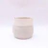 Cesta de almacenamiento de cuerda de algodón para ropa sucia, tipo Weng de altar blanco cremoso de fábrica original, marco de cesta tejida para artículos variados, plegable, comercio exterior, supermercado
