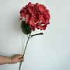 Ramo único 72 peças de filme 3D hortênsia casamento auditório teto estrada chumbo alto arranjo de flores floral decoração suave hortênsia