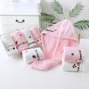 Touca de secagem de cabelo de fábrica absorção de água secagem rápida touca de banho toalha fofa para secar cabelo espessada lenço para enrolar cabelo curto longo