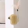 Goma para el pelo de hierba gatera, Cepillo de masaje para gatos, Rodillo quitapelos para mascotas, Autoplacer, Juguete para mascotas montado en la pared
