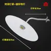 Lámpara de pared para patio con pantalla de acero inoxidable 304 LED para exteriores, lámpara de curva de canaleta, lámpara minera para exteriores, candelabro