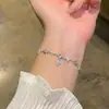 Pulsera de Perlas con Cuentas Popular en Internet para Niñas, Lujo Ligero, Temperamento de Alta Gama, Pulsera Ojo de Gato, Nueva Joyería de Mano al Por Mayor
