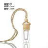 Frasco de Purificador de Ar para Carro, Frasco de Fragrância Vazio com Corda para Pendurar no Carro, Frasco de Vidro Reutilizável, Frasco Difusor de Fragrância de Pequena Capacidade