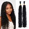 Pacotes de Cabelo Europeu e Americano Ondulado Profundo Transfronteiriços, Extensões de Cabelo Cacheado Lã de Fibra Sintética de Alta Temperatura Ondulado Profundo Boho