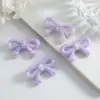 20*33mm Color Sólido Macarrón Estrella Nudada Lazo DIY Agujero Vertical Cadena para Colgar en el Coche Cadena de Cuentas Sueltas Cadena para Bolígrafo Teléfono Móvil Decoración