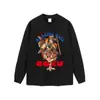 Camiseta Estampada Oversize Street Anime Mangá Roupas Masculinas Mangá Japonês Algodão Solto Manga Curta Masculina e Feminina Transfronteiriça
