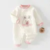 Body con Solapa A-Class Ropa Térmica de Tres Capas Bebé Otoño/Invierno Mameluco de Manga Larga Bebé Hogar Cálido Gateador