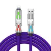 Coluna de Luz de 2m Indicador Luminoso Quatro-em-Um Carregamento Rápido Tipo-C Cabo de Dados de 1m Indicador Luminoso Dois-em-Dois