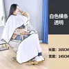 Bata de peluquería para adultos, ampliada y ensanchada, con diseño transparente, adecuada para teñido de cabello, tratamientos capilares y salones de belleza; suministros de peluquería; bata de peluquería