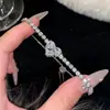 Pulsera Corazón Brillante de Lujo con Diamantes Completos para Mujer, Nuevo Modelo 2026, Joyería Exquisita de Gama Alta para Estudiantes y Mejores Amigas
