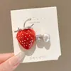 Pinza para el Cabello de Fresa de Alta Apariencia para Mujer 2026 Nuevo Estilo Pinza de Pico de Pato para Flequillo Lateral Accesorio para el Cabello de Gama Alta Pasador