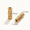 Acero inoxidable dorado bañado en oro de 18k cuentas pulsera collar DIY hecho a mano estilo europeo y americano cuentas sueltas accesorios para joyería