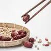 Palillos de Madera para Alitas de Pollo, Palillos de Madera sin Pintar ni Encerar, Palillos de Madera de Sándalo Rojo, Madera 1 Paquete de 10 Pares al por Mayor, Grabados