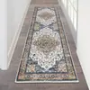 Alfombra de terciopelo de cristal para uso doméstico, alfombra larga de salón, felpudo resistente a la suciedad y al desgaste, alfombra de pasillo para el hogar de estilo bohemio con diseño de ondas de agua