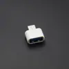 Adaptador USB 2.0 para Type-C Tipo C Telefone Celular Pendrive Leitor de Cartão Adaptador OTG Plug Digital