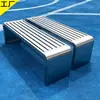 Sillas de Parque de Acero Inoxidable, Bancos para Exteriores, Bancos Comunitarios, Asientos para Centros Comerciales, Bancos con Respaldo de Madera Anticorrosión, Sillas de Fila, Taburetes