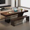 Escritorio Minimalista Estilo Italiano, Escritorio Grande para Sala de Estar, Mesa para Leer y Estudiar, Mesa Colgante de Acrílico, Mesa Larga Detrás del Sofá