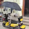 Toldo para Triciclo Eléctrico, Parasol, Refugio de Lluvia para Motocicleta Eléctrica, Toldo a Prueba de Viento para Scooter de Movilidad de Personas Mayores, Envío Gratis