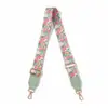 Acessórios de Alça de Ombro para Bolsa Floral Novo Estilo Europeu e Americano, Alça de Ombro Longa de Couro PU Ajustável para Bolsas Transversais e Mochilas