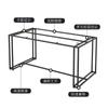 Soporte de escritorio para mesa, pata de mesa simple, barra de metal de hierro, plato grande, mesa de comedor, soporte de pata de mesa